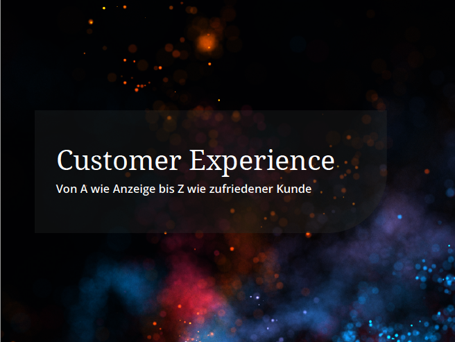 Titelblatt für Whitepaper "Customer Experience" von atlantis dx