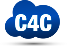 atlantis dx - Logo SAP C4C Logo SAP C4C: blaue Wolke, mittig weißer Text C4C