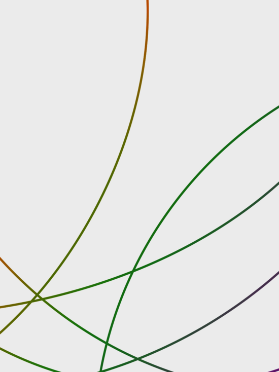 Grafik: Leicht gebogene, bunte Linien, von oben nach unten, überschneiden sich teilweise, hellgrauer Hintergrund