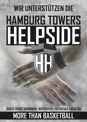 Poster: Offizielles Helpside Zertifikat der Hamburg Towers