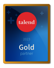 Badge: Talend Gold Partner 2023