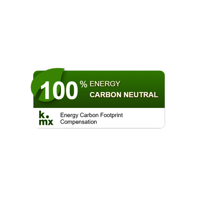 Siegel 100% carbon neutral von klima.metrix