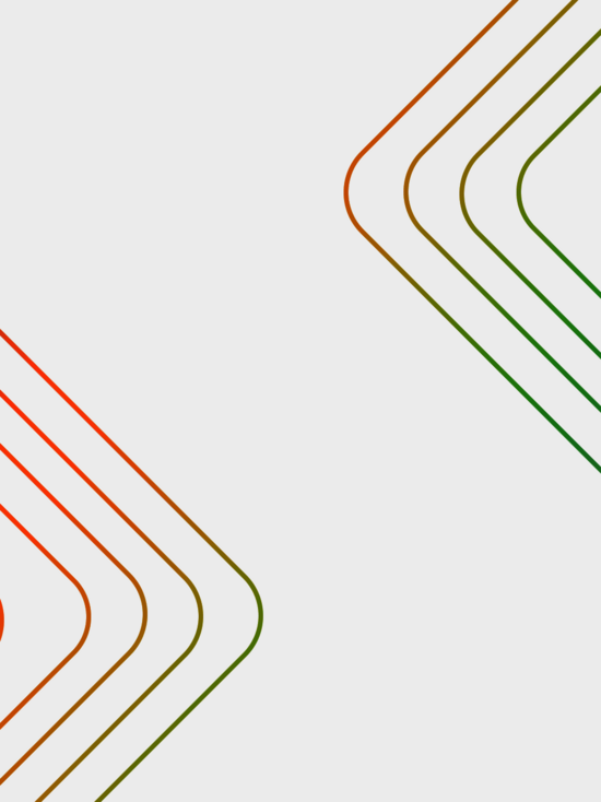 Grafik: Rechtecke aus Linien, die sich von links und rechts jeweils in die Bildmitte verschieben