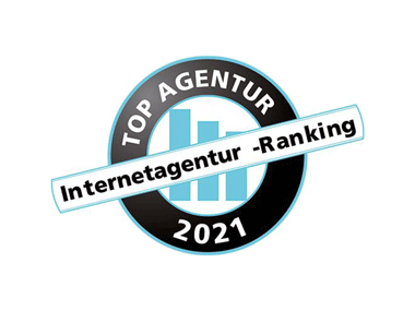 Grafik: Logo für Internetagentur-Ranking 2021