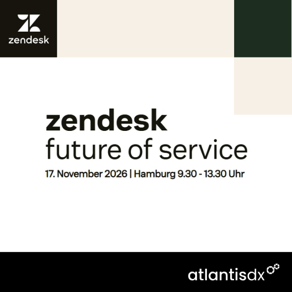 Eventbanner für die Zendesk Future of Service 2026