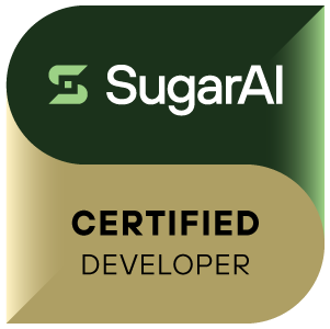 Offizielles SugarAI Certified Developer Zertifikat