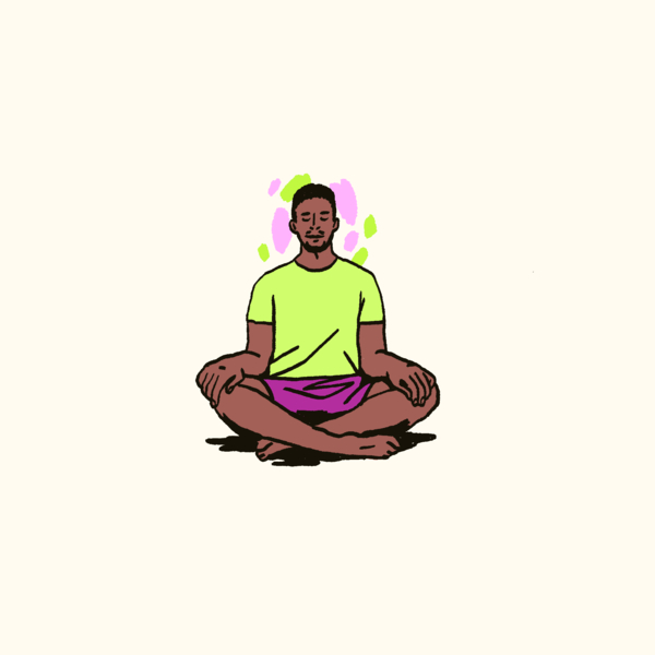atlantis dx - Zendesk Products Graphic: Drawn person sitting cross-legged